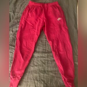 Pink Nike joggers